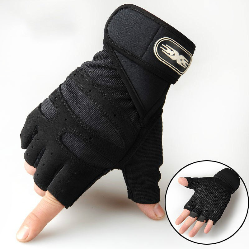 Halbfingerhandschuhe Für Männer Und Frauen, Fitness-Hanschuhe, Atmungsaktiver Sporthandschuhe Zum Sonnenschutz Für Outdoor Radfahren, Fahren Und Gewichtheben