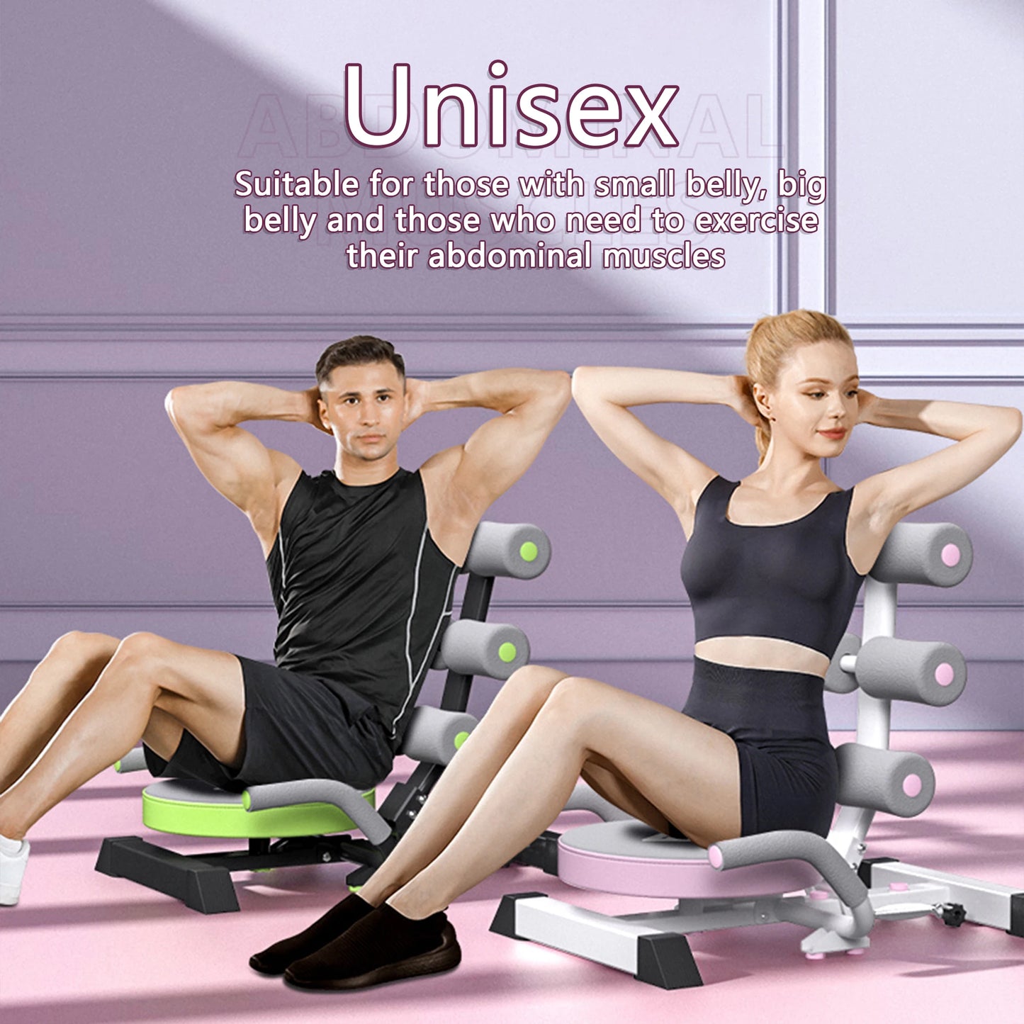 Abs Machine Sit Up Bench Abs Exerciser Equipment Abdominal Portable Workout Crunch Core Fitness Workout Gym Fitness Machine