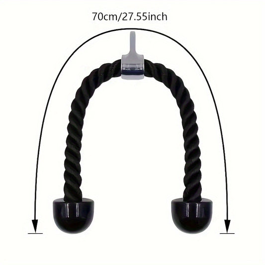 1er Pack Bizeps-Zugseil-Trainer, Bizeps-Doppelkopf-Seil, Zugseil, Gantry Fitness Druckseil, Doppelkopf-Zugseil, Fitnessstudio-Zubehör