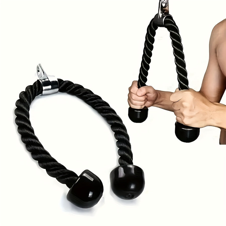1er Pack Bizeps-Zugseil-Trainer, Bizeps-Doppelkopf-Seil, Zugseil, Gantry Fitness Druckseil, Doppelkopf-Zugseil, Fitnessstudio-Zubehör