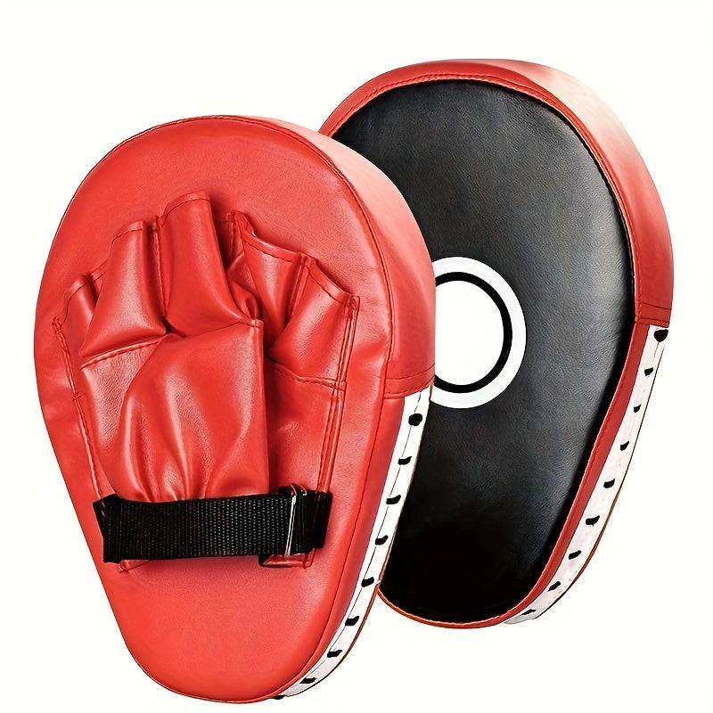1 Stück Professionelles Box-Impact-PU-gebogenes Handziel – Stoßdämpfendes Trainings-Handpolster – Trainingspolster Für Karate, Boxen, Muay Thai Oder Sport