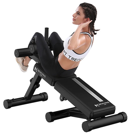 Folding Dumbbell Bench Supine Board, Multi-Functional Abdominal Muscle Fitness Equipment, Portable Exercise Press Bird Chair