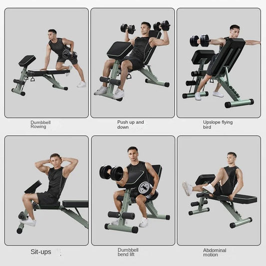 Multifunctional Bench Stool Fitness Equipment Collection Bench Workout Full Set Of Dumbbells Bench Weightlifting Training Rack