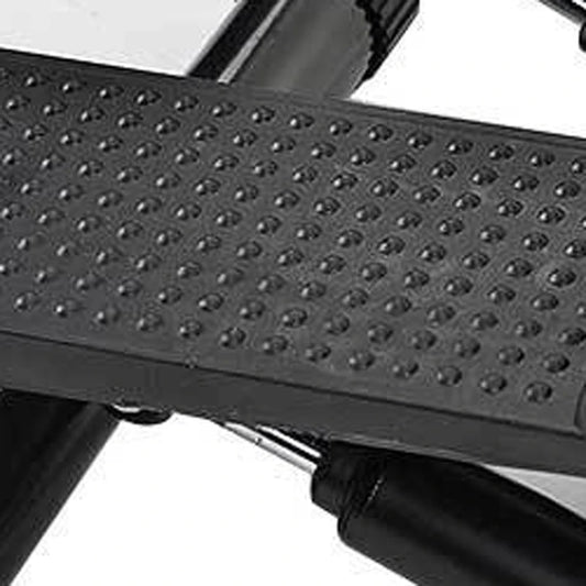 Health & Fitness Stair Stepper w/Handlebar, Extended Step Range Machine for Climbing Exercise, Compact, Height-Adjustable