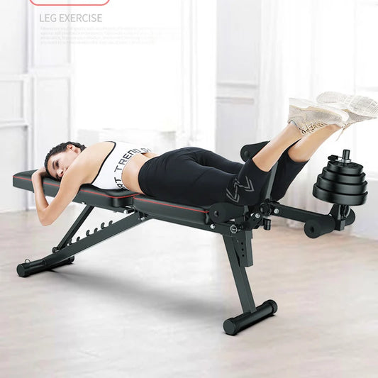 MIYAUP-Dumbbell Workout Barbells for Home Fitness, Gym Training, Muscle Exercise Bench