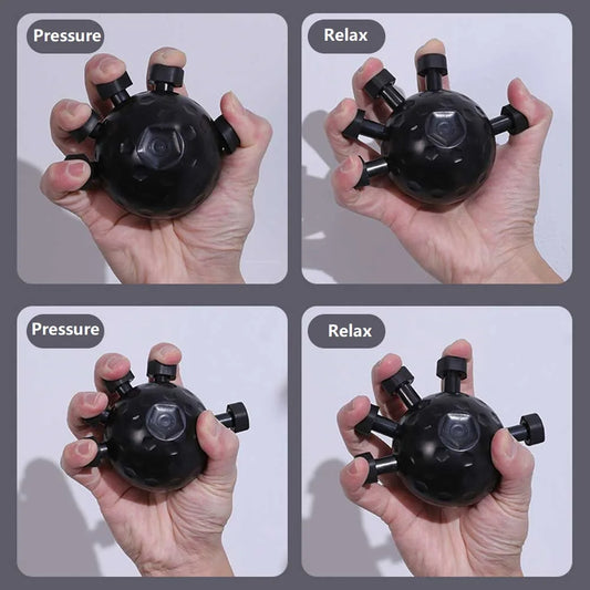Finger Exerciser Trainer 20-45KG Hand Grip Strengthener Adjustable Power Training Balls Gripper Exerciser Hand Strength Exercise