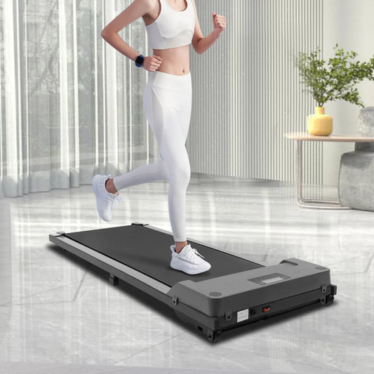 Motorised Treadmill Home Gym Walking Mat Slim Compact Walker Running Jogging
