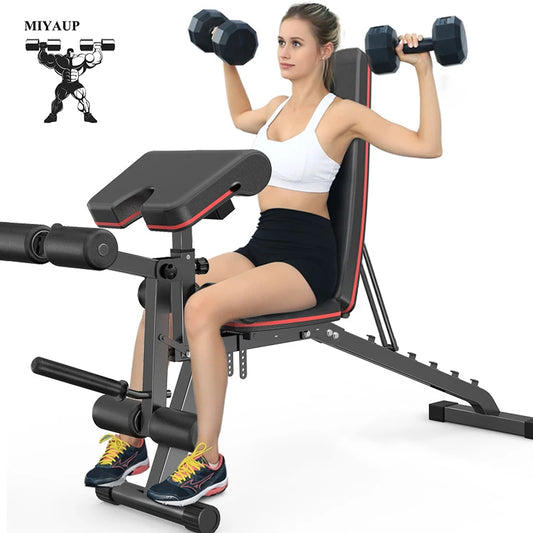 MIYAUP-Home Sit-ups, Comprehensive Fitness Equipment, High Quality Sport Chair, Waist and Abdomen Exerciser Bench