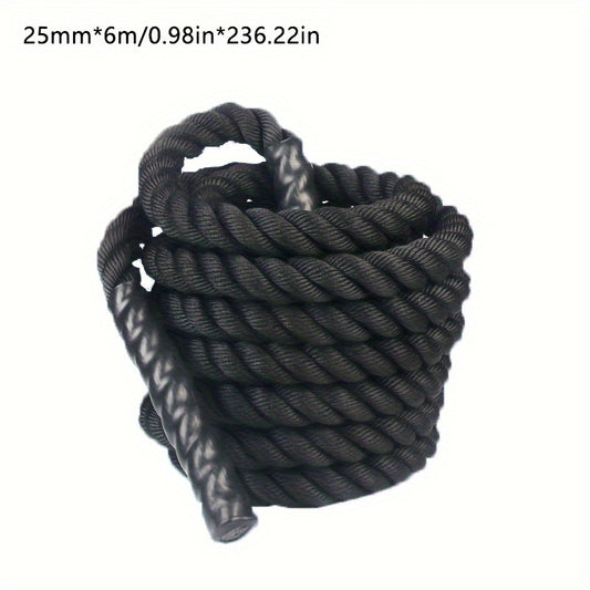 Eine 6-Meter-Kampfseil für die Stärkung des Kerns, perfekt für MMA-Kämpfer und Fitnessbegeisterte - ein großartiges Geschenk für jeden, der gerne trainiert, geeignet für alle Altersgruppen.