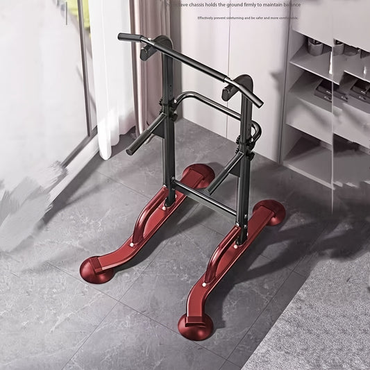 Verstellbare Höhe Pull-Up Bar - Multifunktionale Fitnessstation mit Stahlrahmen und rutschfester Basis, perfekt für Heimgym, tägliche Training und Geschenke, Heimgym-Equipment|Verstellbare Fitnessbar|Langlebige Konstruktion, Heimtraining-Equipment