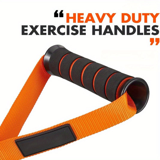 Cable machine handles, exercise handles for resistance bands, cable grips for gym equipment, accessories ideal for home gym pulley training.